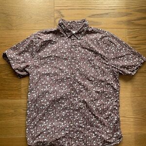 Katin Men's Brown Patterned Shirt